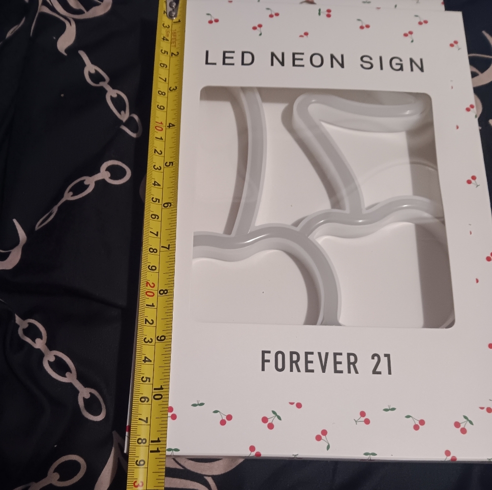 Forever 21 Cherry LED Neon Sign - Picture 2 of 3